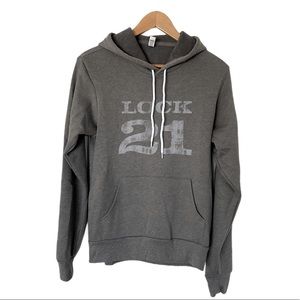 LOCK 21 Fleece Kangaroo Hoody Size L.